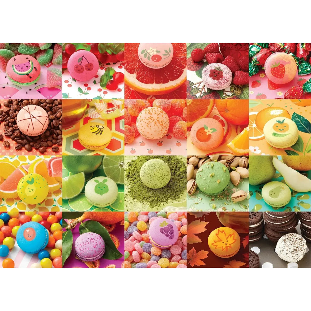 Nom Nom Macarons 500 Piece Jigsaw Puzzle Cobble Hill (ONLINE ORDER ONLY)
