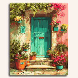 Green Door - Paint By Numbers Kit (ONLINE ORDER ONLY)
