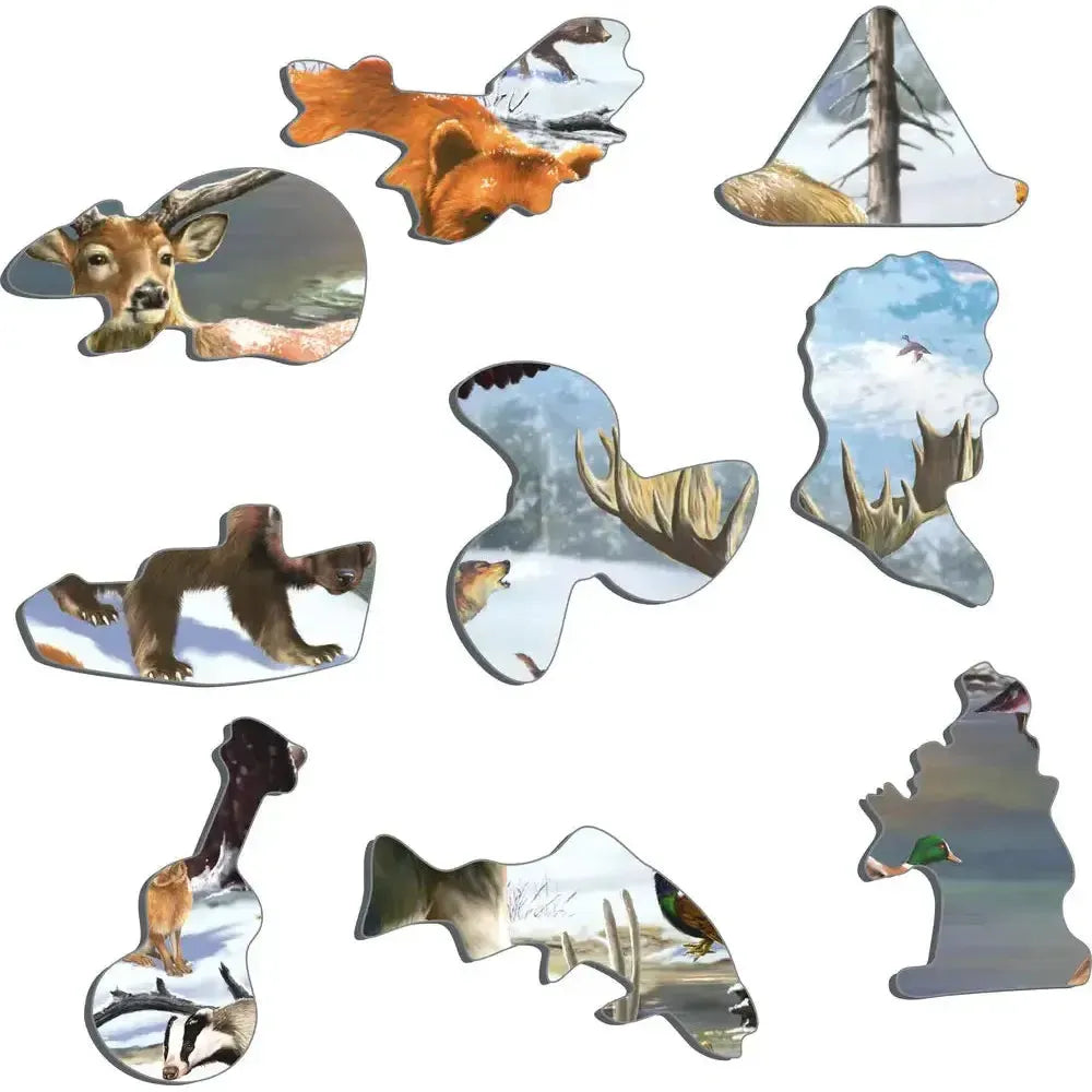 Nordic Forest Animals 54 Piece Tray Jigsaw Puzzle Larsen