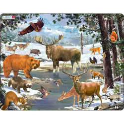 Nordic Forest Animals 54 Piece Tray Jigsaw Puzzle Larsen