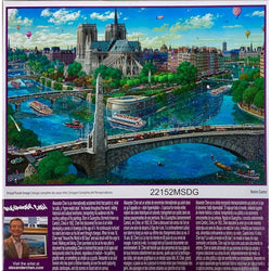 Norte Dame by Alexander Chen 500 Piece Jigsaw Puzzle Sure Lox (ONLINE ORDER ONLY)