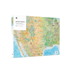 North America: Tundra To Tropics 1000 Piece Jigsaw Puzzle Pomegranate