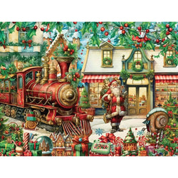North Pole Express 500 Piece Soft Touch Jigsaw Puzzle Crown Point