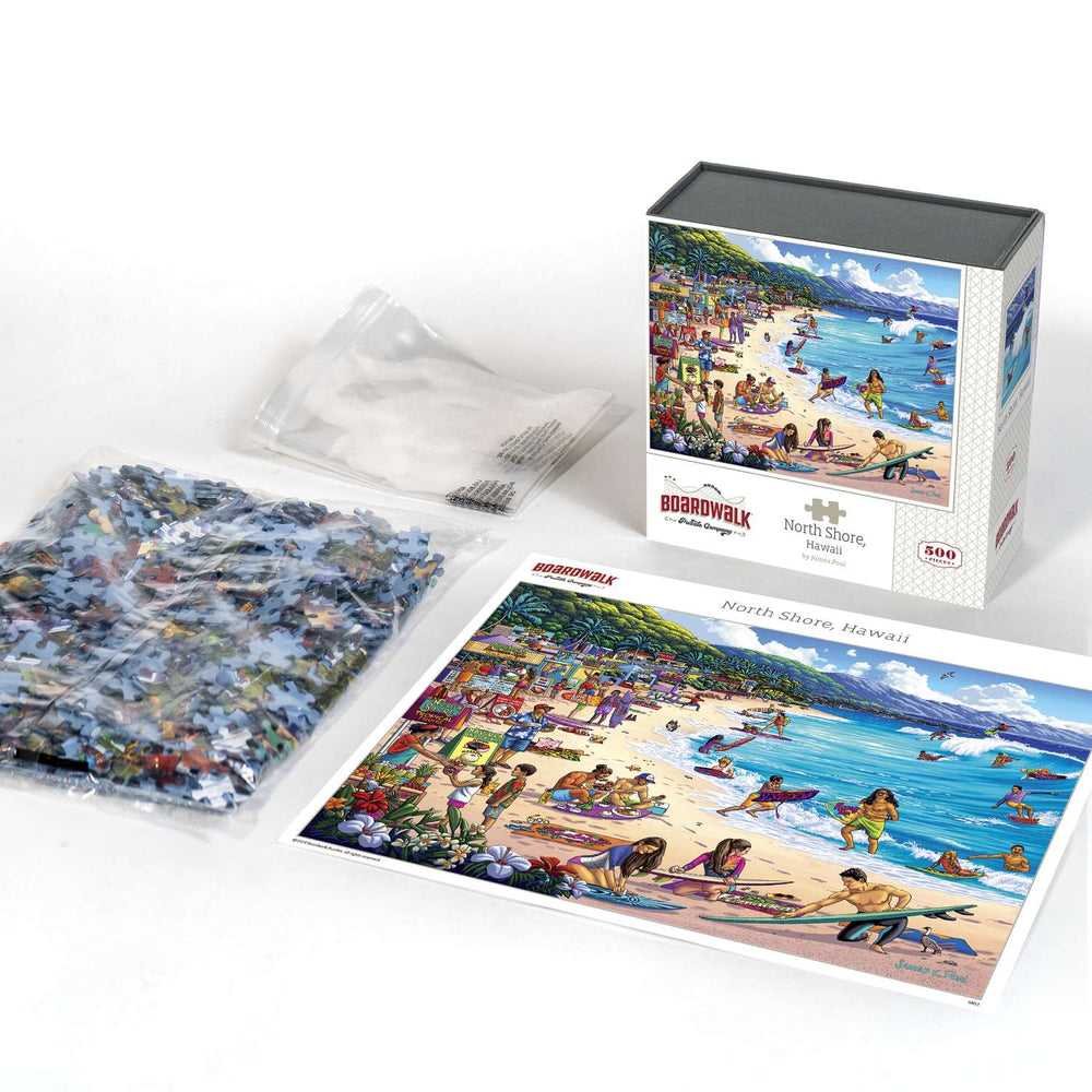 North Shore, Hawaii 500 Piece Jigsaw Puzzle Boardwalk (ONLINE ORDER ONLY)