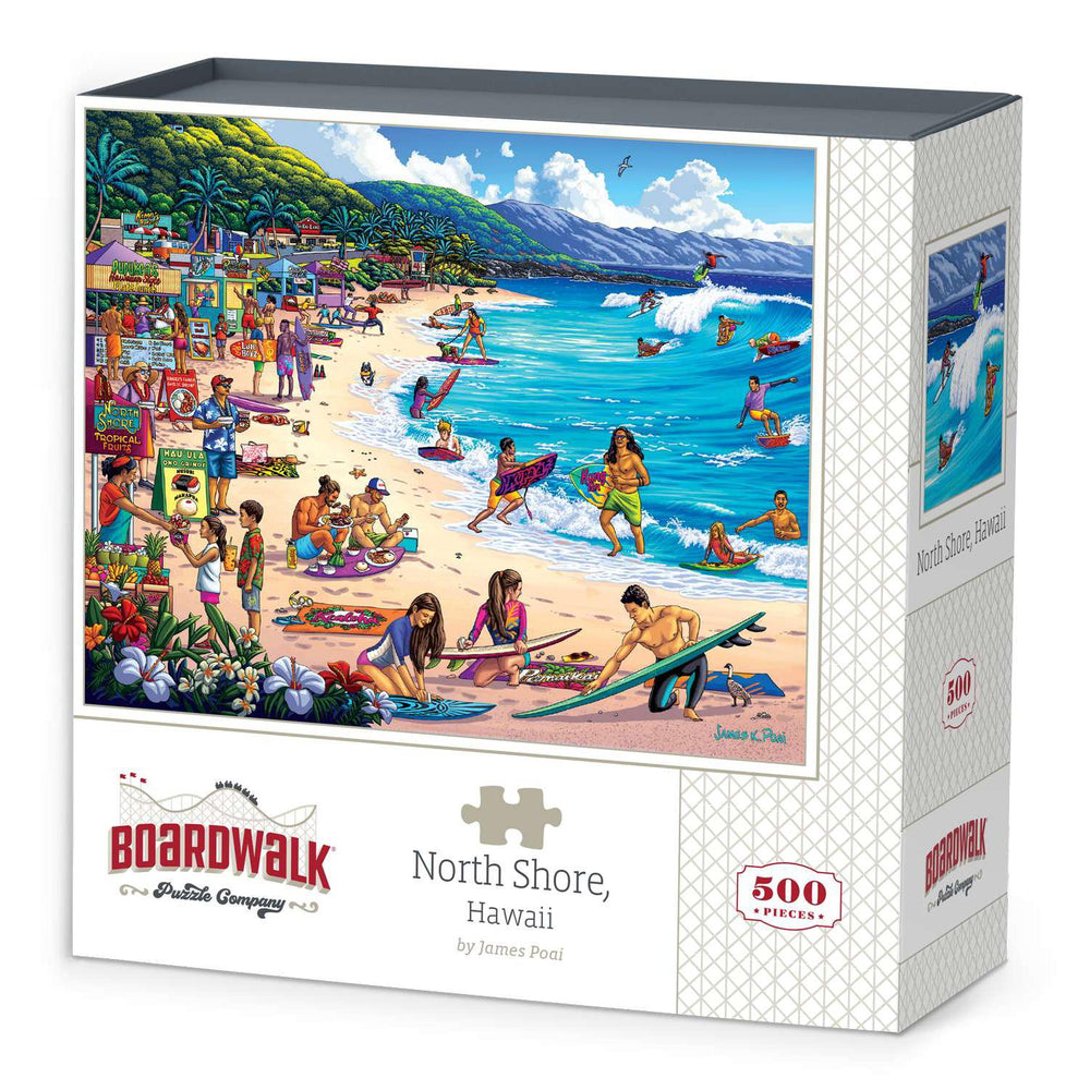 North Shore, Hawaii 500 Piece Jigsaw Puzzle Boardwalk (ONLINE ORDER ONLY)