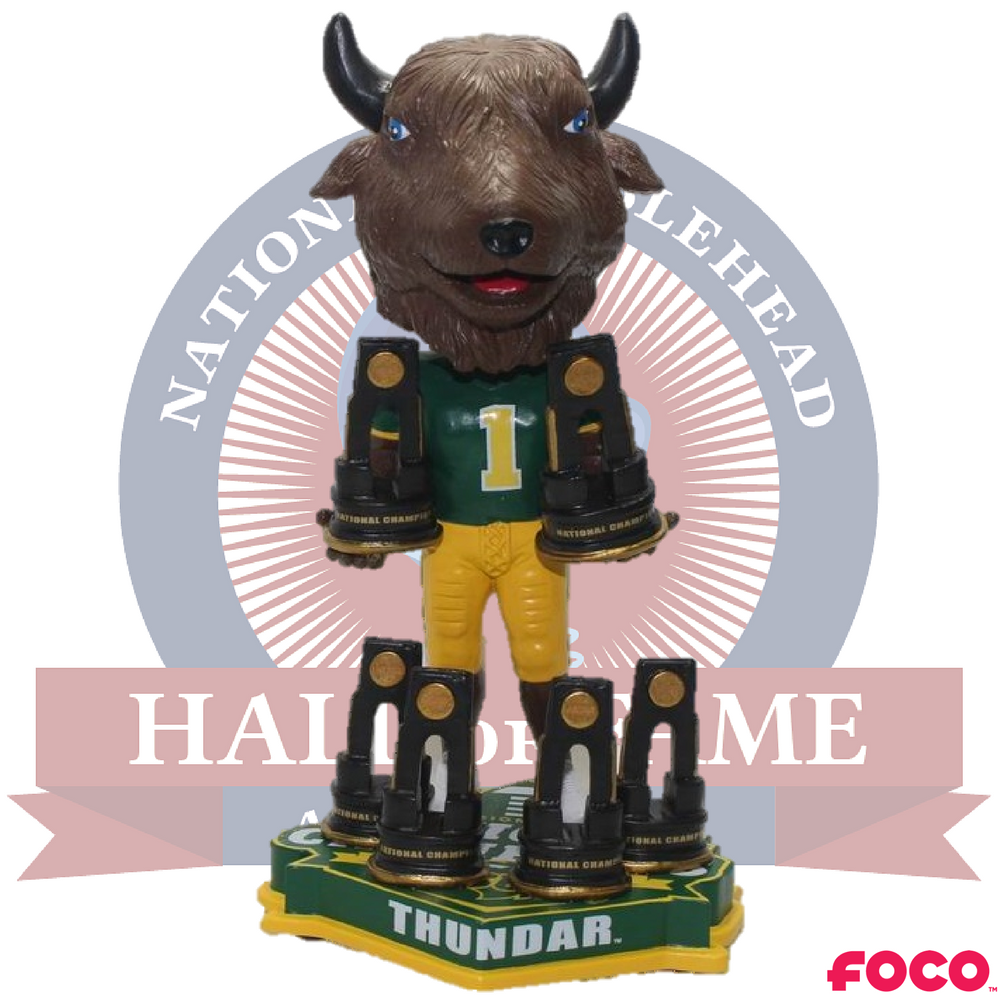 North Dakota State Bison NCAA College Football National Champions Bobblehead (ONLINE ORDER ONLY)