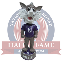 3 Foot Northwestern Wildcats Willie the Wildcat Bobblehead (ONLINE ORDER ONLY)