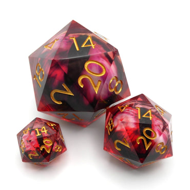 Nosferatu's Eye - Giant D20 Moving Eye DnD Dice | Acrylic RPG Gaming Dice (ONLINE ORDER ONLY)