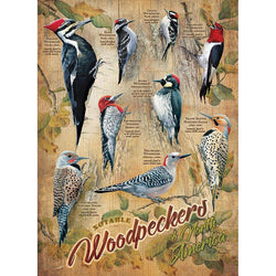 Notable Woodpeckers 500 Piece Jigsaw Puzzle Cobble Hill