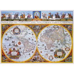 Nova Terrarum Antique Map 750 Piece Wood Jigsaw Puzzle Wooden City (ONLINE ORDER ONLY)