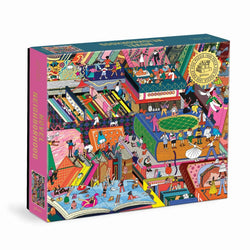 Novel Neighborhood 1000 Piece Jigsaw Puzzle Galison (ONLINE ORDER ONLY)