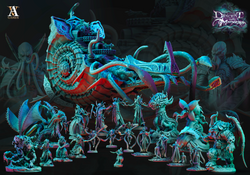 3D Printed Archvillain Games Cerebrax the Devourer Descent into Madness 28 32mm D&D (Online Only)