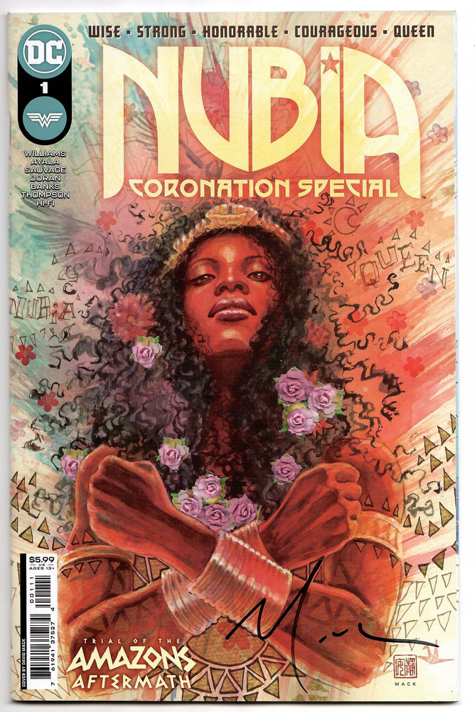Nubia Coronation Special #1 A SIGNED David Mack (06/29/2022) Dc (ONLINE ORDER ONLY)