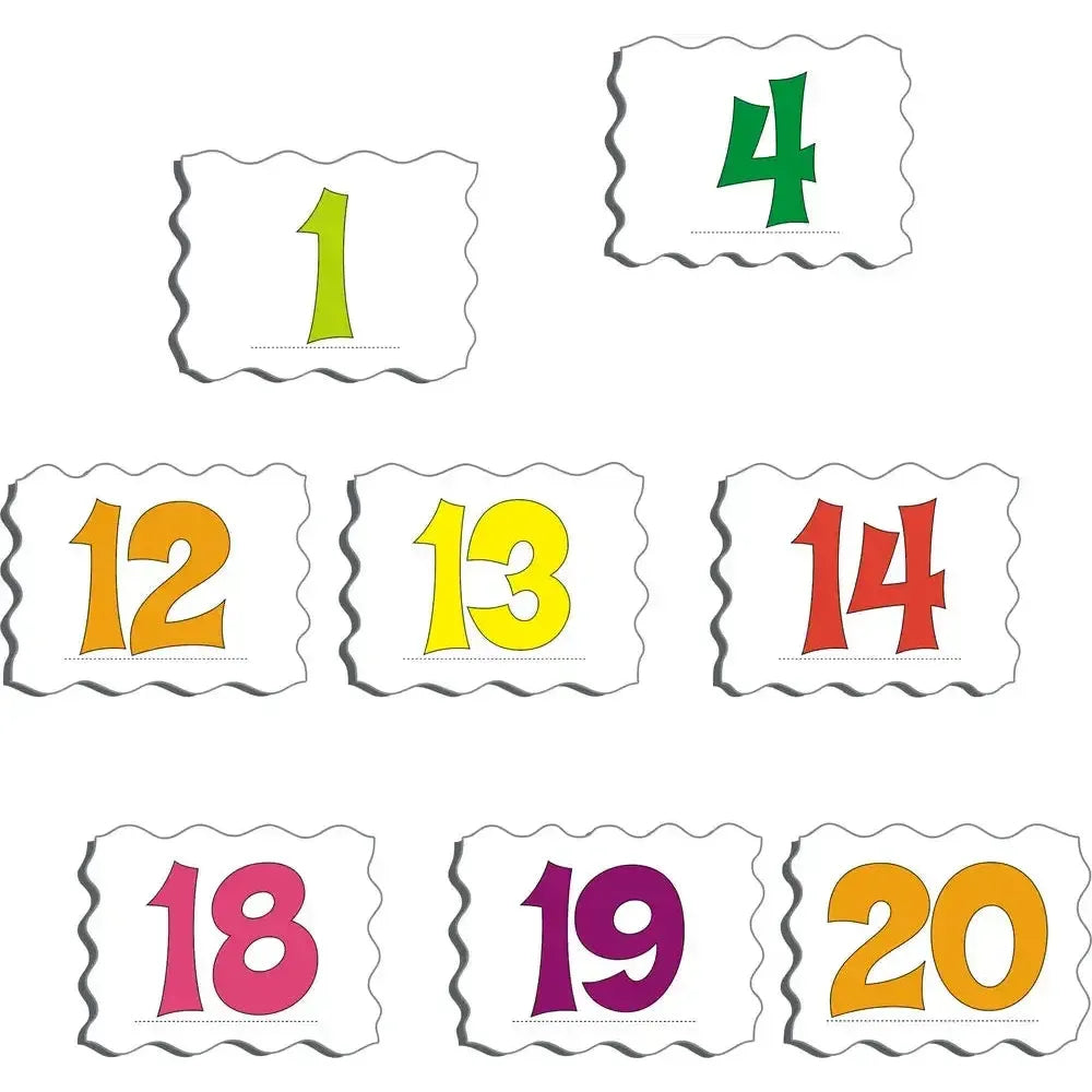 Numbers 1-20 20 Piece Tray Jigsaw Puzzle Larsen