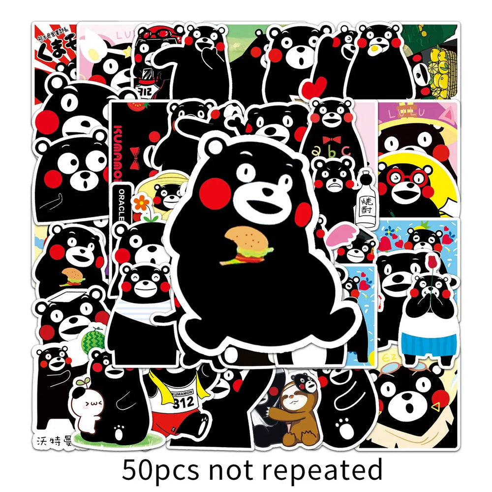 Mr Bean Stickers 50 Pieces Cute Funny Cartoon Mr Bean Classic Movie Animation Image Waterproof Stickers (ONLINE ORDER ONLY)