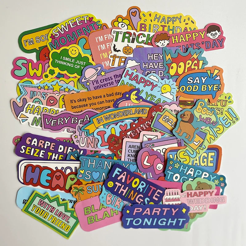 50 Sheets English Alphabet Letters Portable Battery for Mobile Phones Waterproof Sticker (ONLINE ORDER ONLY)
