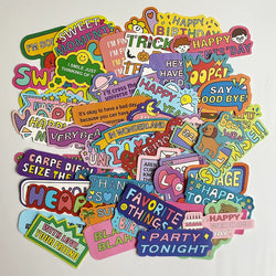 50 Sheets English Alphabet Letters Portable Battery for Mobile Phones Waterproof Sticker (ONLINE ORDER ONLY)