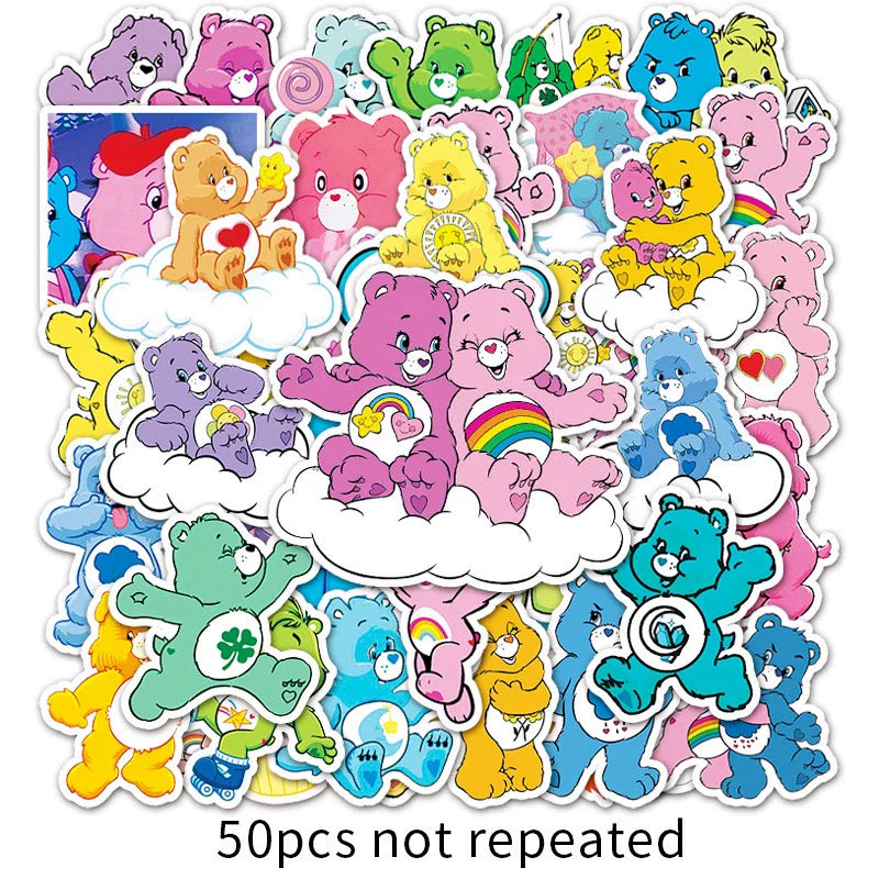 Mr Bean Stickers 50 Pieces Cute Funny Cartoon Mr Bean Classic Movie Animation Image Waterproof Stickers (ONLINE ORDER ONLY)