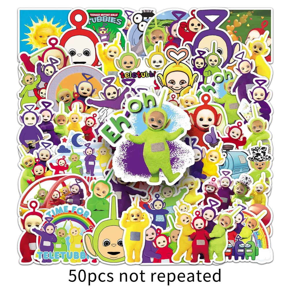 Mr Bean Stickers 50 Pieces Cute Funny Cartoon Mr Bean Classic Movie Animation Image Waterproof Stickers (ONLINE ORDER ONLY)