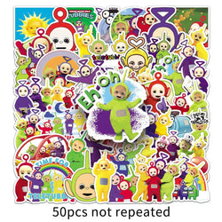 Mr Bean Stickers 50 Pieces Cute Funny Cartoon Mr Bean Classic Movie Animation Image Waterproof Stickers (ONLINE ORDER ONLY)