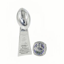 2025 Seattle Seahawks Championship Ring & Trophy Set –  New Release Limited Edition