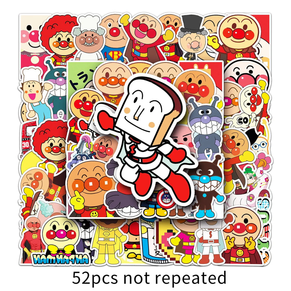 Mr Bean Stickers 50 Pieces Cute Funny Cartoon Mr Bean Classic Movie Animation Image Waterproof Stickers (ONLINE ORDER ONLY)