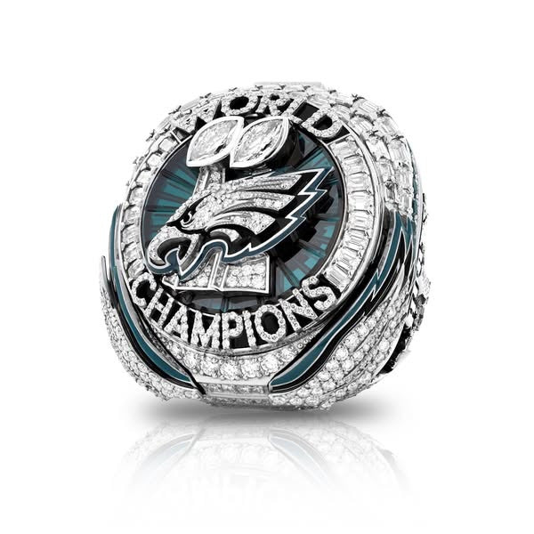 Philadelphia Eagles Super Bowl LIX Rings #1 Hurts MVP Edition with Wings Pop Out (ONLINE ORDER ONLY)