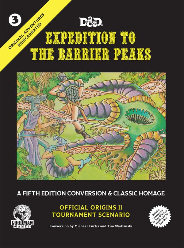 GMG Original Adventures Reincarnated #3: Expedition to the Barrier Peaks (5E Adventure, Hardback) (ONLINE ORDER ONLY)