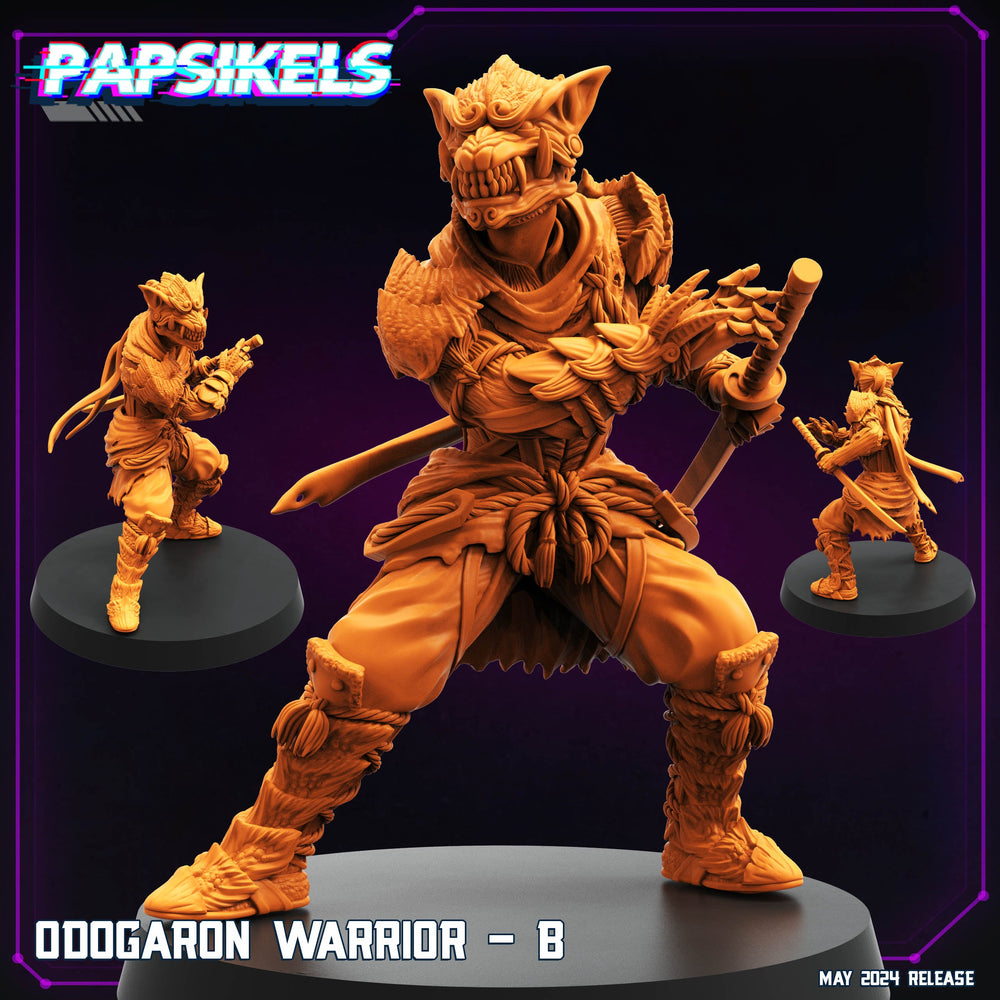 3D Printed Papsikels Odogaron Warrior Set May 2024 Cyberpunk 28mm 32mm (Online Only)