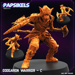 3D Printed Papsikels Odogaron Warrior Set May 2024 Cyberpunk 28mm 32mm (Online Only)