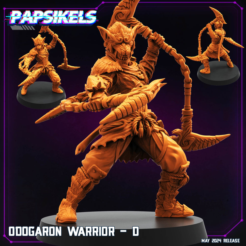 3D Printed Papsikels Odogaron Warrior Set May 2024 Cyberpunk 28mm 32mm (Online Only)