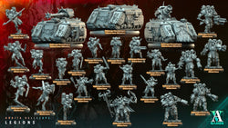 3D Printed Archvillain Games Hellscape Praetorian Orbita Hellscape - Legions 28 32mm D&D (Online Only)