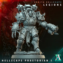3D Printed Archvillain Games Hellscape Praetorian Orbita Hellscape - Legions 28 32mm D&D (Online Only)