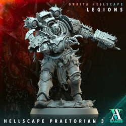 3D Printed Archvillain Games Hellscape Praetorian Orbita Hellscape - Legions 28 32mm D&D (Online Only)