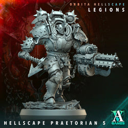 3D Printed Archvillain Games Hellscape Praetorian Orbita Hellscape - Legions 28 32mm D&D (Online Only)