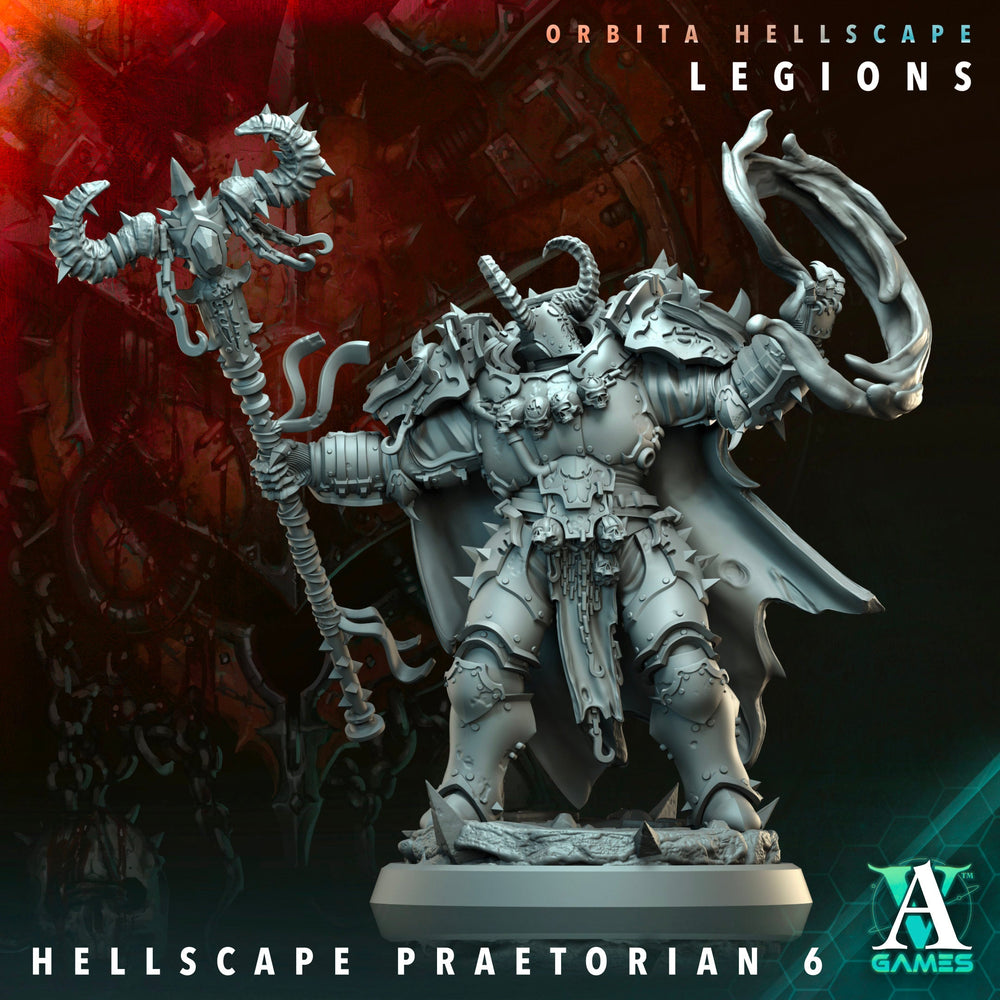 3D Printed Archvillain Games Hellscape Praetorian Orbita Hellscape - Legions 28 32mm D&D (Online Only)