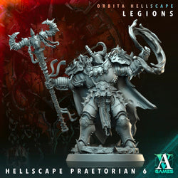 3D Printed Archvillain Games Hellscape Praetorian Orbita Hellscape - Legions 28 32mm D&D (Online Only)