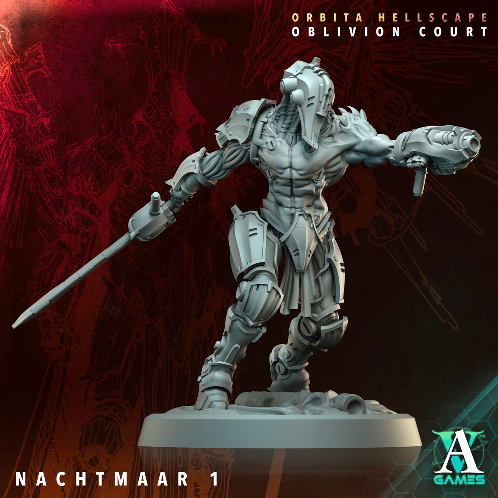 3D Printed Archvillain Games Nachtmaar Orbita Hellscape Oblivion Court 28 32mm D&D (Online Only)