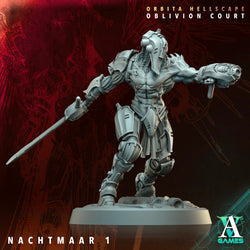3D Printed Archvillain Games Nachtmaar Orbita Hellscape Oblivion Court 28 32mm D&D (Online Only)