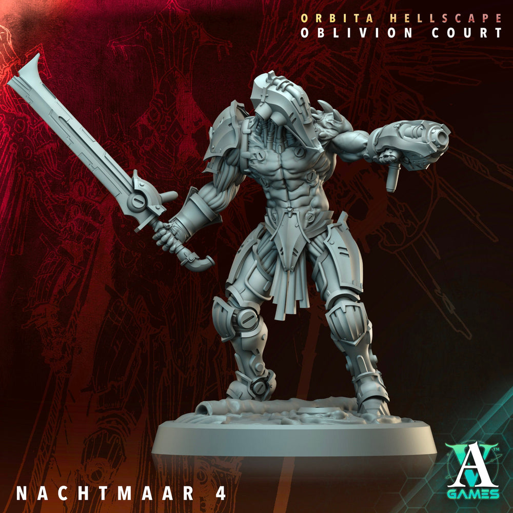 3D Printed Archvillain Games Nachtmaar Orbita Hellscape Oblivion Court 28 32mm D&D (Online Only)