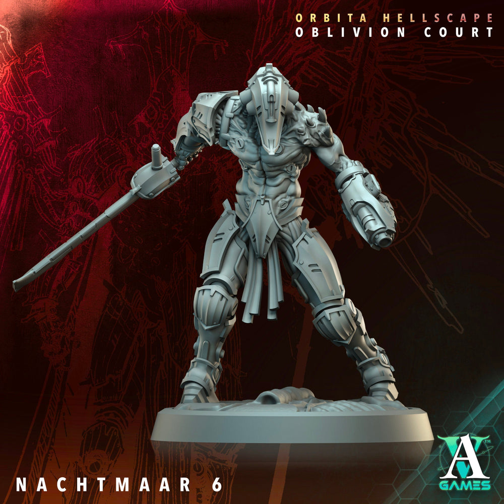 3D Printed Archvillain Games Nachtmaar Orbita Hellscape Oblivion Court 28 32mm D&D (Online Only)