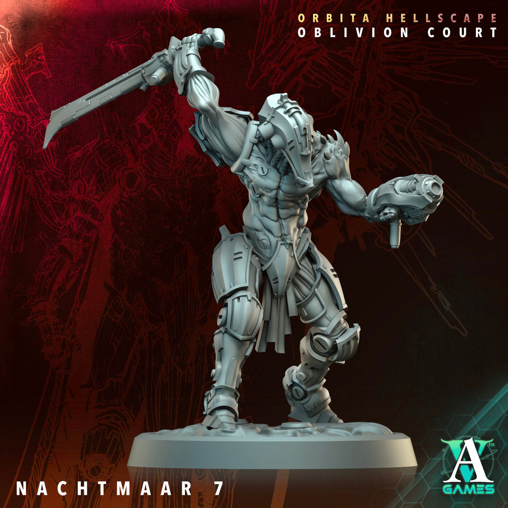 3D Printed Archvillain Games Nachtmaar Orbita Hellscape Oblivion Court 28 32mm D&D (Online Only)