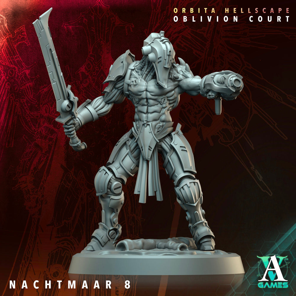 3D Printed Archvillain Games Nachtmaar Orbita Hellscape Oblivion Court 28 32mm D&D (Online Only)