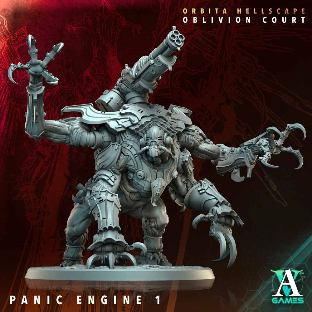 3D Printed Archvillain Games Panic Engine Orbita Hellscape Oblivion Court 28 32mm D&D (Online Only)