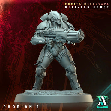 3D Printed Archvillain Games Phobian Orbita Hellscape Oblivion Court 28 32mm D&D (Online Only)