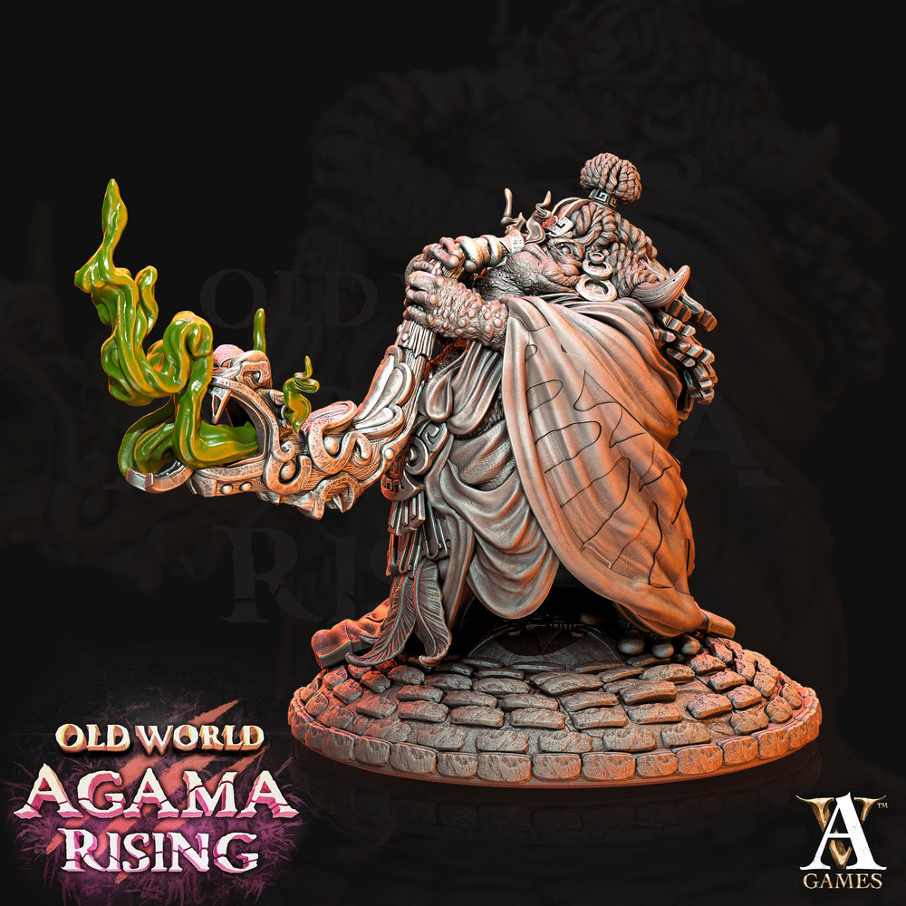 3D Printed Archvillain Games Acolytes of Ziskal Old World Agama Rising 28 32mm D&D (Online Only)