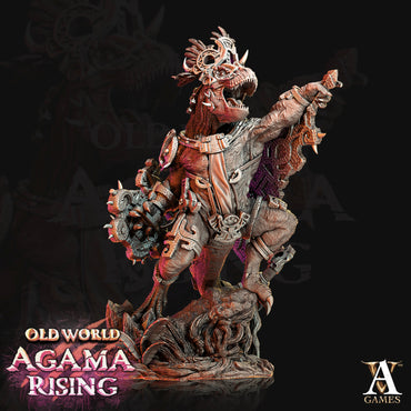 3D Printed Archvillain Games Blessed Claws of Ziskal Old World Agama Rising 28 32mm D&D (Online Only)