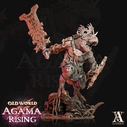 3D Printed Archvillain Games Blessed Claws of Ziskal Old World Agama Rising 28 32mm D&D (Online Only)
