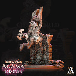 3D Printed Archvillain Games Agama Chameleons Old World Agama Rising 28 32mm D&D (Online Only)