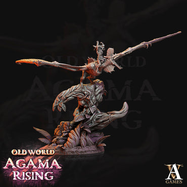 3D Printed Archvillain Games Old World Agama Rising - Quetzal Riders 28mm 32mm D&D (Online Only)